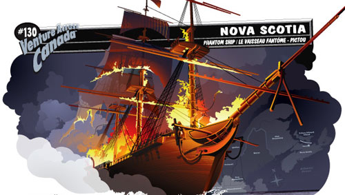 Tàu ma tự bốc cháy “trêu” người