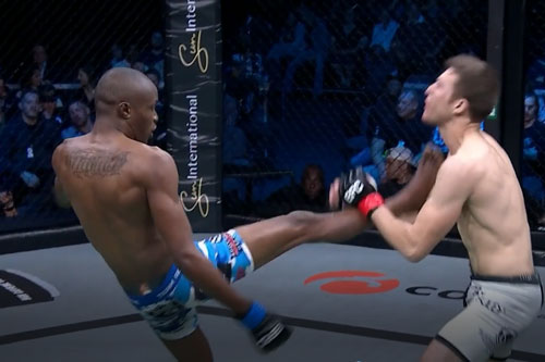 CLIP: Võ sĩ MMA tung cú đá nhanh như "điện" hạ knock-out đối thủ