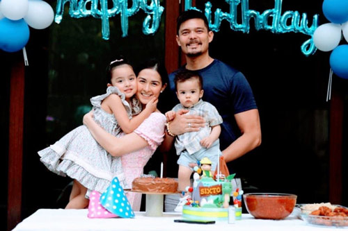 Mỹ nhân Philippines khoe ảnh sinh nhật quý tử
