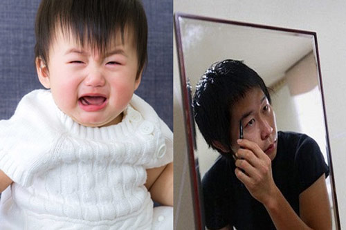 Đêm nào ông bố cũng mặc áo vợ rồi đội tóc giả để ru con ngủ, biết lý do thì ai cũng bật khóc