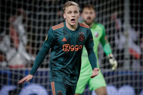 M.U bắt đầu đàm phán với Ajax về Van de Beek