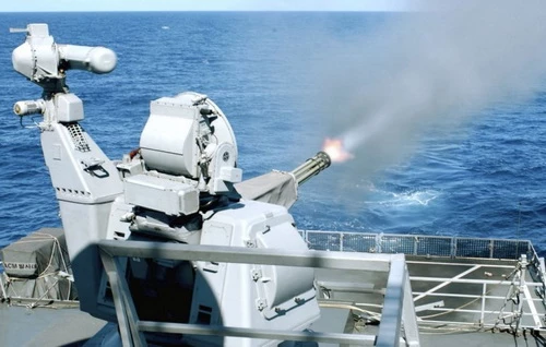 Hệ thống CIWS Goalkeeper do châu Âu sản xuất đang phục vụ trong biên chế RoKN. Ảnh: Hải quân Hàn Quốc.