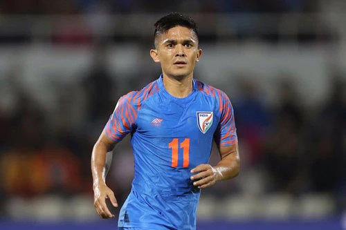 10. Sunil Chhetri (Ấn Độ - Ghi 72 bàn thắng/115 trận đấu).