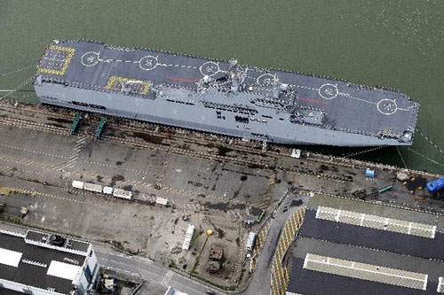 'Thiết kế thân tàu Mistral là của Nga'