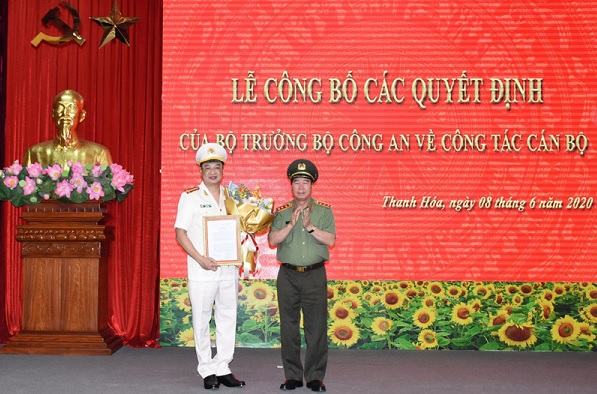 Phó Cục trưởng Cục An ninh mạng Trần Phú Hà làm Giám đốc Công an tỉnh Thanh Hóa