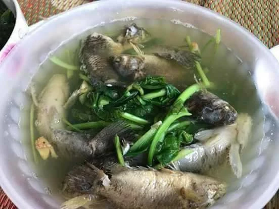 Bát canh gây ức chế được đăng tải trên mạng xã hội Bát canh gây ức chế được đăng tải trên mạng xã hội