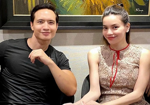 Kim Lý cùng Hồ Ngọc Hà đi Hà Nội