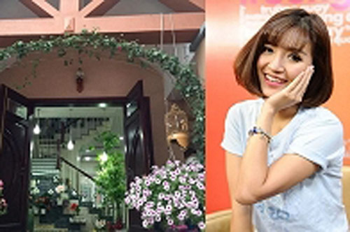 Ngắm ngôi nhà ở quê của ca sĩ Bích Phương, ngập tràn sắc hoa lung linh