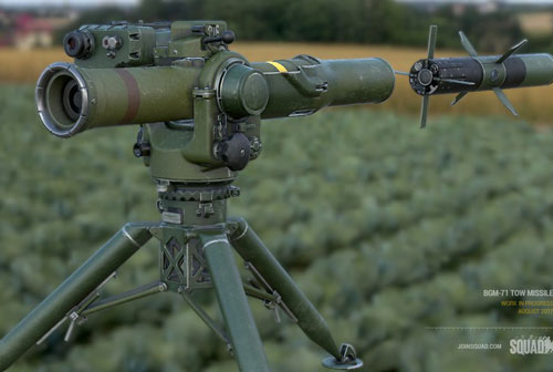 Phiến quân Syria dùng tên lửa TOW Mỹ hủy diệt xe tăng T-72