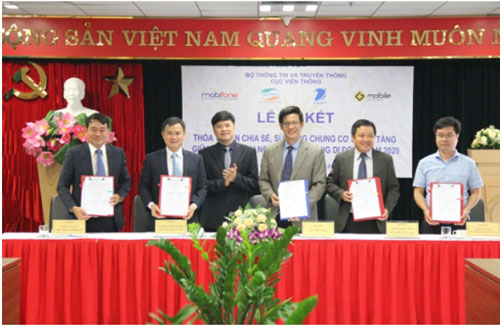 Viettel, VNPT, Mobifone, Gtel 'bắt tay' dùng chung hơn 1.300 trạm BTS