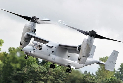 Máy bay vận tải cánh quạt lật V-22 Osprey. Ảnh: TsAMTO.