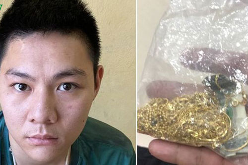 Thanh Hóa: Đập vỡ cửa kính tiệm vàng, cướp 2 cây vàng rồi tẩu thoát