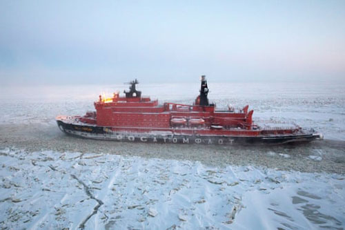 "Chậm chân" 7 thập kỉ, Mỹ muốn sớm có tàu phá băng hạt nhân giống Nga