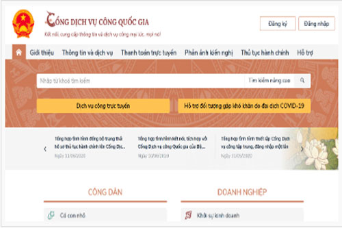 Doanh nghiệp được lợi gì từ Cổng Dịch vụ công quốc gia?
