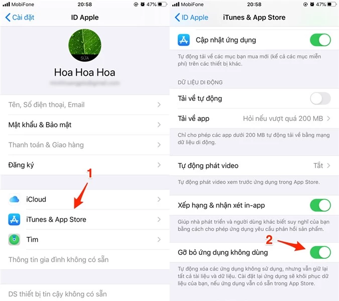 4 cách giúp tăng dung lượng lưu trữ trên iPhone trong nháy mắt