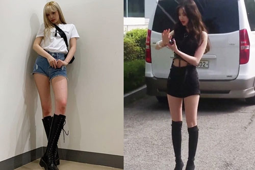 Soo Jin (G)I-DLE chân nuột không kém 'thánh legging' Na Eun