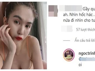 Bị góp ý gầy không đẹp, Ngọc Trinh quyết ngó lơ