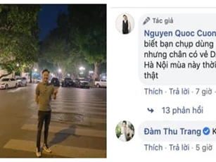 Cường Đô La đăng ảnh chân dài miên man khiến dân mạng hoang mang, phản ứng bà xã Đàm Thu Trang mới sốc