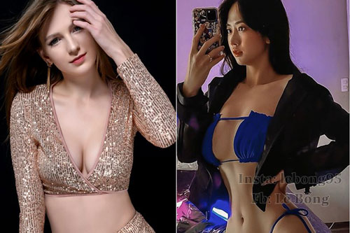 Vẻ "bốc lửa" của hai hot girl xuất hiện trong MV Trung Ruồi