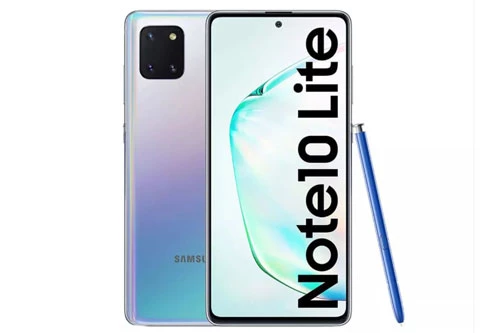 Samsung Galaxy Note 10 Lite (13,99 triệu đồng xuồng 11,49 triệu đồng).