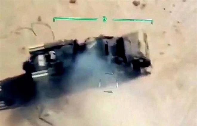 Một tổ hợp pháo - tên lửa phòng không Pantsir-S1 bị tiêu diệt ở Libya.