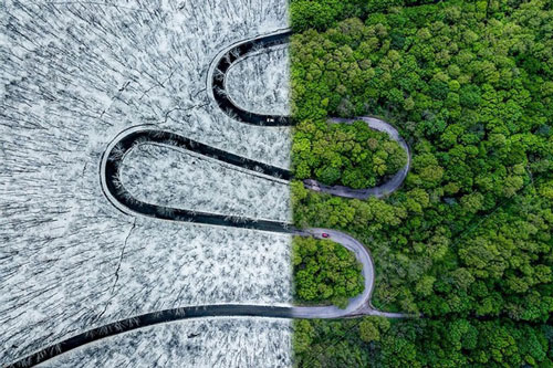 Những bức ảnh đẹp ấn tượng được chụp từ trên cao