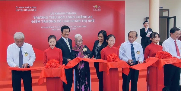 Đồng Tháp: Khánh thành điểm trường Cô giáo Nhế đầu tiên được xây dựng theo chuẩn quốc gia