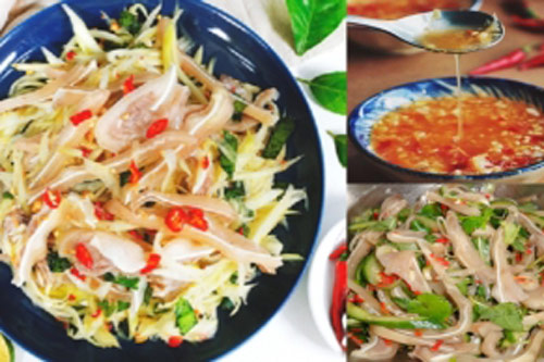 2 cách làm nộm tai heo ngon giòn sần sật, cả nhà thích mê