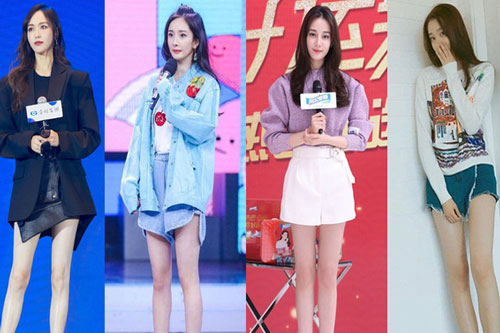 4 mỹ nhân sở hữu đôi chân đẹp nhất nhì Cbiz nhưng cũng có khi đàn chị 8x lại để thua đàn em 9x