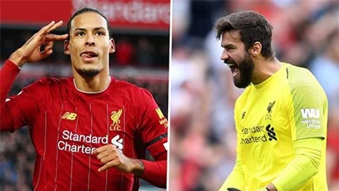 Alisson quan trọng hơn Van Dijk ở Premier League