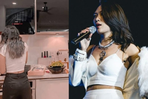 Dù là một bức hình chụp phía sau thôi, Mỹ Tâm cũng khéo léo khoe vòng eo thon