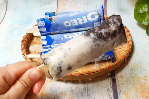 Cách làm kem que Oreo không cần khuôn siêu ngon tại nhà