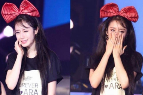 Jiyeon từng mất tích không lý do trên thảm đỏ Dream Concert 2014, ra là bị SNSD làm cho bật khóc!