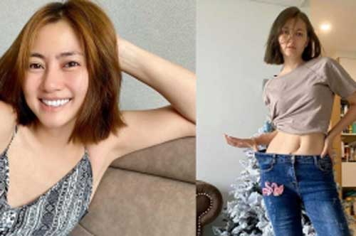 Ngọc Lan khoe vóc dáng sau khi tăng 5 kg mà ai cũng không tin nổi