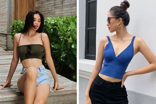 Qua thời 'cô bé đô con', Tiểu Vy chuộng mốt mặc áo crotop siêu gợi cảm