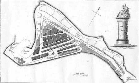 Bản đồ cũ tái hiện lại về thành phố Port Royal
