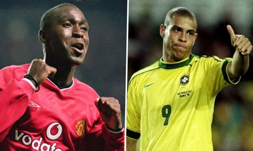 Andy Cole và Ronaldo.