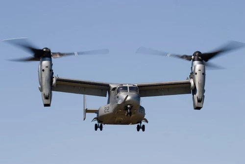 Máy bay cánh quạt lật V-22 Osprey. Ảnh: Shutterstock.com.