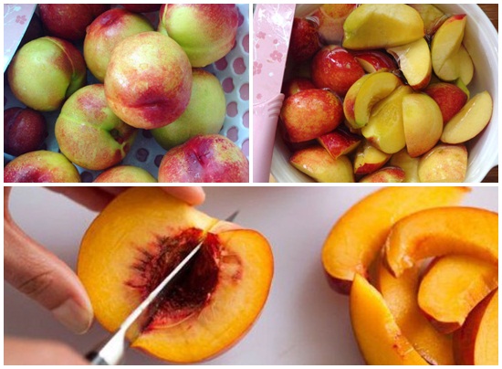 Đang vào mùa đào, người bán hàng tiết lộ cách chọn đào ngon giòn sần sật