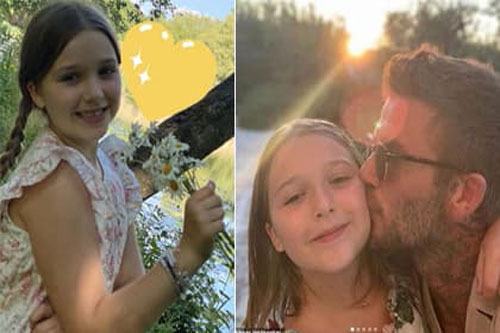 Đăng khoảnh khắc ngọt ngào của con gái Happer, David Beckham không ngần ngại nói lời yêu thương