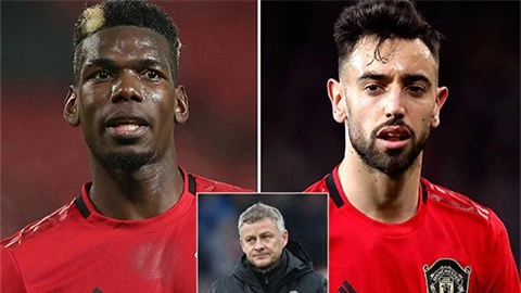 Bruno Fernandes 'nhắc khéo' HLV Solskjaer về Pogba trước trận M.U gặp Tottenham