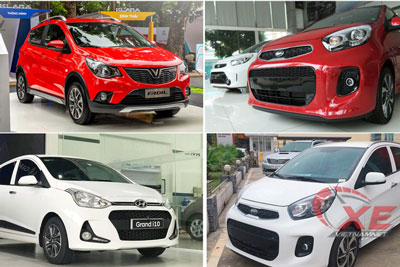 So sánh 3 ô tô rẻ bậc nhất tại Việt Nam