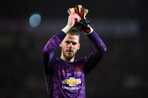 Thủ môn: David de Gea (M.U).