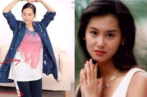 'Tình cũ Châu Tinh Trì' Chu Ân lộ vòng 2 to lùm lùm, nghi vấn mang thai ở tuổi 49?