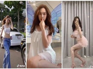 CLIP: Những hình ảnh cực xinh đẹp và 'lầy lội' của Ngọc Trinh trên TikTok gần đây nhất