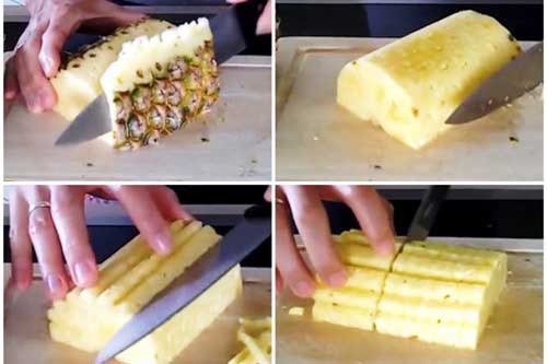 4 cách gọt dứa cực đỉnh ‘nịnh’ mẹ chồng tương lai