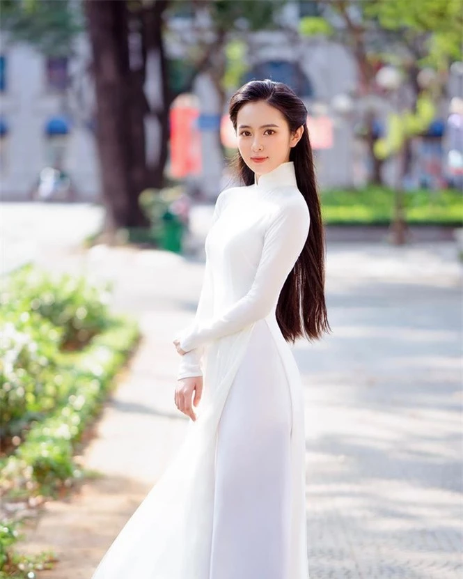 Nữ sinh có tên lạ Trịnh Thị Ái Phi đẹp tinh khôi với áo dài trắng - ảnh 7