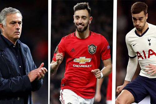 Mourinho sẽ cho Harry Winks "bắt chết" Bruno Fernandes?