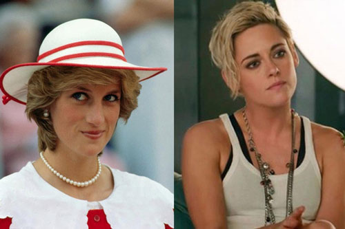Công nương Diana (bên trái) và nữ diễn viên Kristen Stewart (bên phải). (Ảnh: Den of Geek)