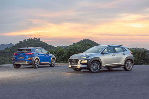 Hyundai Kona - đối thủ của Ford EcoSport, Honda HR-V có giá lăn bánh ra sao trong tháng 6?